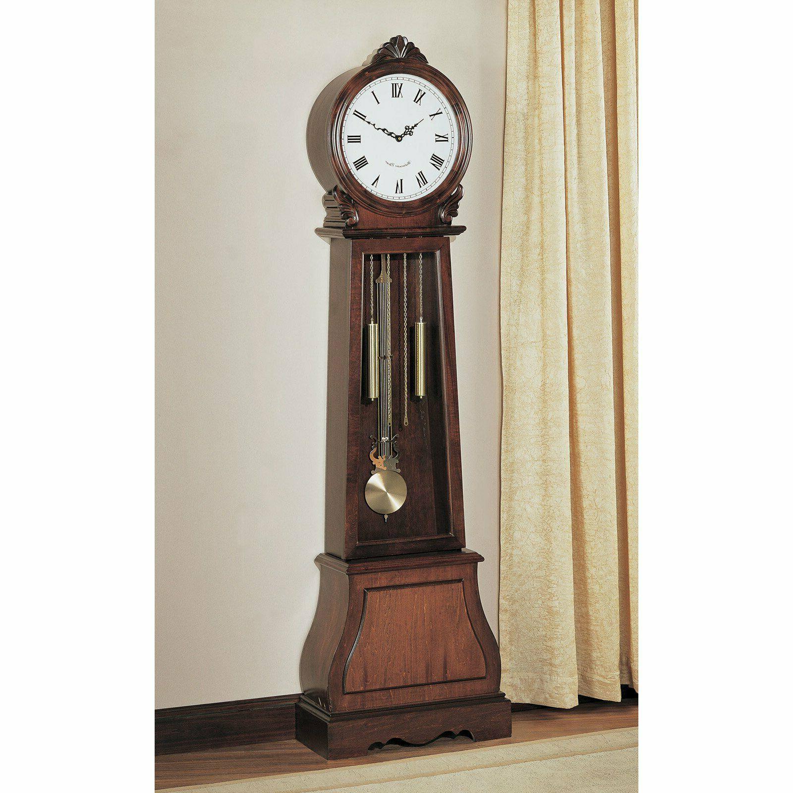 Grandfather Floor Clock Vintage Antique Style with Chime