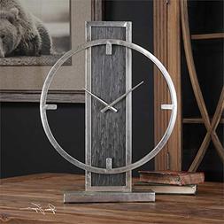 Uttermost 06443 Nico 20 X 15 inch Desk Clock, Grace Feyock