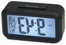 1.5 LCD NUMBER ALARM CLOCK WITH LIGHT SENSOR FOR NIGHT TIME 