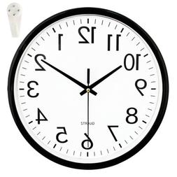 10Inch Big Digital Silent Quartz Wall Clock Non-ticking for 
