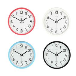 10 Inch Silent Wall Clock for Bedroom Living Room Simple Gla