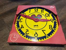 12.75  x 13.5" ORIGINAL JUDY CLOCK for Teaching Time J209040