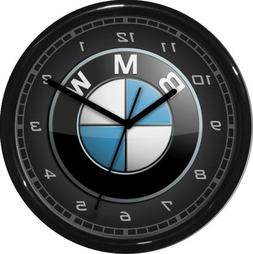 12" BMW Wall Clock Garage Work Shop Gift  Man Cave Rec Room