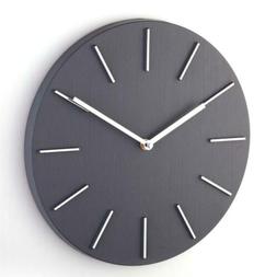 Bloom Flower 12 Inch Modern Decorative Wall Clock Silent for