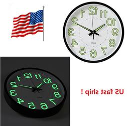 12 Luminous Wall Clock Quartz Wall Clock Home Decoration Liv