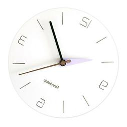 12'' Modern Nordic Wood Wall Clock Minimalist Hanging Clock 