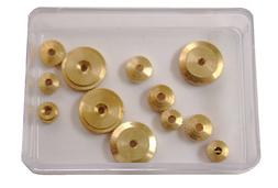 12pc. New Hermle, Jauch  & Kieninger Clock Movement Hand Nut