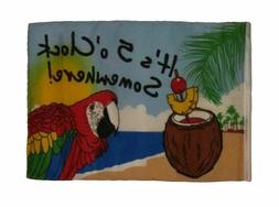12x18 inch 12"x18" It's 5 O'Clock Somewhere Sleeve Flag Boat