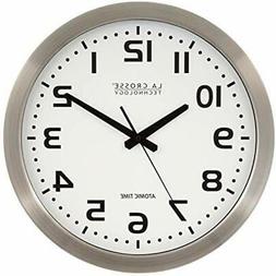 Stainless Steel Atomic - White Dial 16" Metal Frame Home Kit