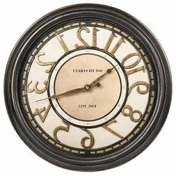 Ashton Sutton 16" Raised Number Dial Wall Clock