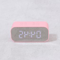 1pc Alarm Clock Digital LED Decorative Mirror Alarm Clock fo