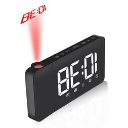 1PC Clock Projection Electronic Clock Night Light Clock for 
