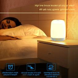 1Pc Clock Lamp Touch Control Small Durable Night Light for B
