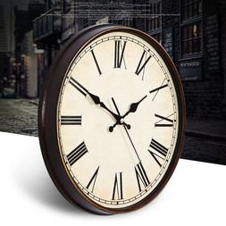 1pc Dial Round European Decorative Hanging Clock for Living 