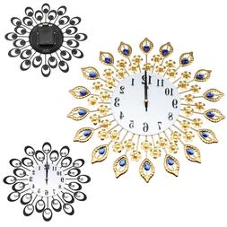 1PC Metal Vintage Style Antique Wall Clock for Home Kitchen 
