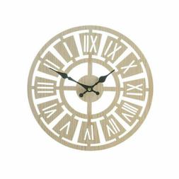 1Pc  Roman Numeral Wall Clock Rustic Retro Home Kitchen Bar 