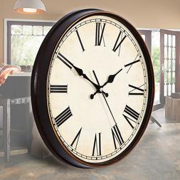1pc Round Decorative Dial European Wall Hanging Clock for Of