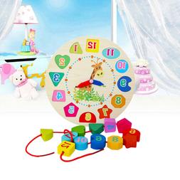 1PC Toy Clock Early Learning Colorful Kids Toys for Toy Gift