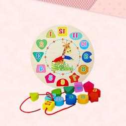 1PC Toy Clock Early Learning Kids Toys Time 1-12 Numbers for