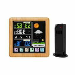 1Pc Weather Clock Home Digital Indoor Wireless Outdoor Alarm