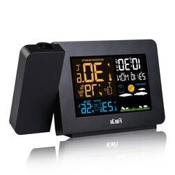 1PC Weather Forecast Clock Indoor Temperature Alerts for Hom