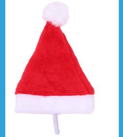 1PCS  Red Dog  Hats Warm Puppy Hat with Cloth Ball