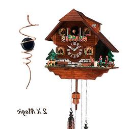 Qwirly 2 Item Bundle: HERMLE Heidelberg Black Forest Cuckoo 
