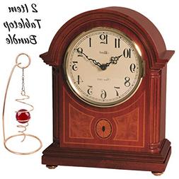 Qwirly 2 Item Desktop Bundle: HERMLE CLEARBROOK Quartz Barri