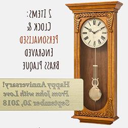 Qwirly 2-Item Bundle: Hermle Timberlake Quartz Regulator Wal