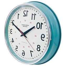 YAVIS 2018 Countryside Style Metal Wall Clock, Retro/Vintage
