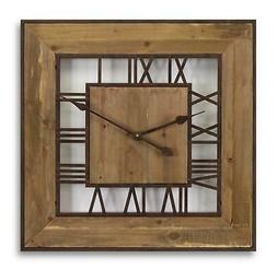 Melrose 23.5" Basic Luxury Roman Numeral Decorative Square W