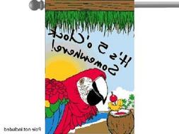 28x40 "Its 5 OClock Somewhere" 28"x40" BANNER / Garden Flag 