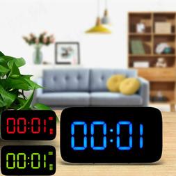3.5" Alarm Clock Large Digital LED Display USB/Battery Opera