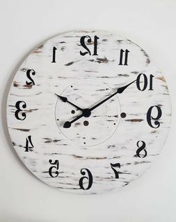 Handmade 30 Inch Large Wooden Distressed Rustic Farmhouse Sp