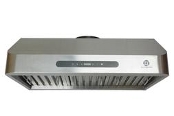 POWFLO 30''Under-Cabinet Kitchen Range Hood Stainless Steel 