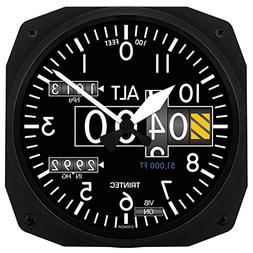 3020 Trintec 10" Aviation Modern Altimeter Instrument Style 
