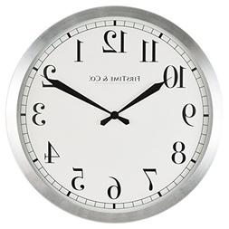 FirsTime 31019 Soho Steel Wall Clock