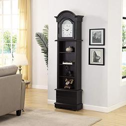 FirsTime & Co. 31065 Gears Grandfather Wall Clock, 72" x 19"