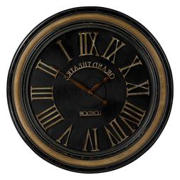 Sterling 36 in. Wall Clock with Hand Painted Frame