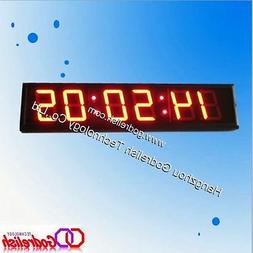 4" 6digits LED GYM Exercise Crossfit Digital Timer Training 
