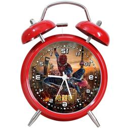 4 Inches Spider-man Alarm Clock for Kids Best Gift Silent Sw