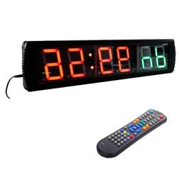4" Jumbo LED Wall Clock Crossfit Timer Gym MMA Boxing EMOM T