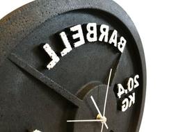 45 lb Barbell Gym Wall Clock