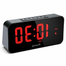 DreamSky 7.3" Large Alarm Clock Radio with FM Radio and USB 