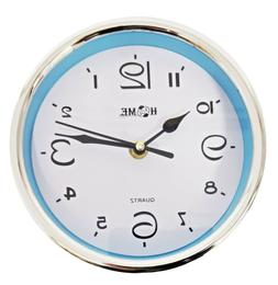 7 Inches Elegant Round Shape Wall Clock For Home/ Office, Bl