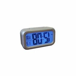 Westclox 70045A Clo Large Readout Silver Case Clock