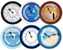 8.5 Inch Atlantic Tide Wall Clock Colorful Graphics Dial Pla