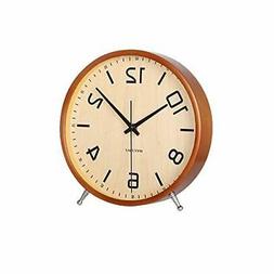 Battery Operated Wood Silent Non-ticking Large
