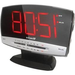 Westclox 80187A Tech Large Display Clock Radio 