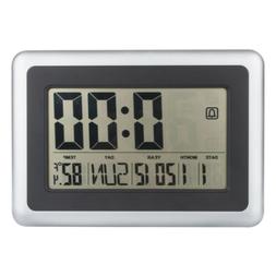 9*6" Large Size Home Office Digital Alarm Clock Thermometer 